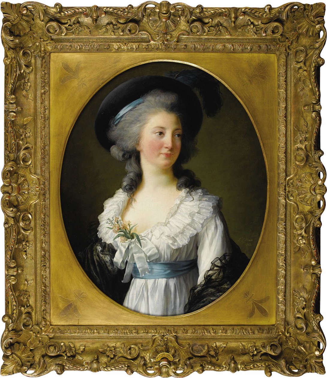 Retrato de Madame de Moreton, Condessa de Chabrillan, 1782. de Elisabeth Louise Vigee Lebrun