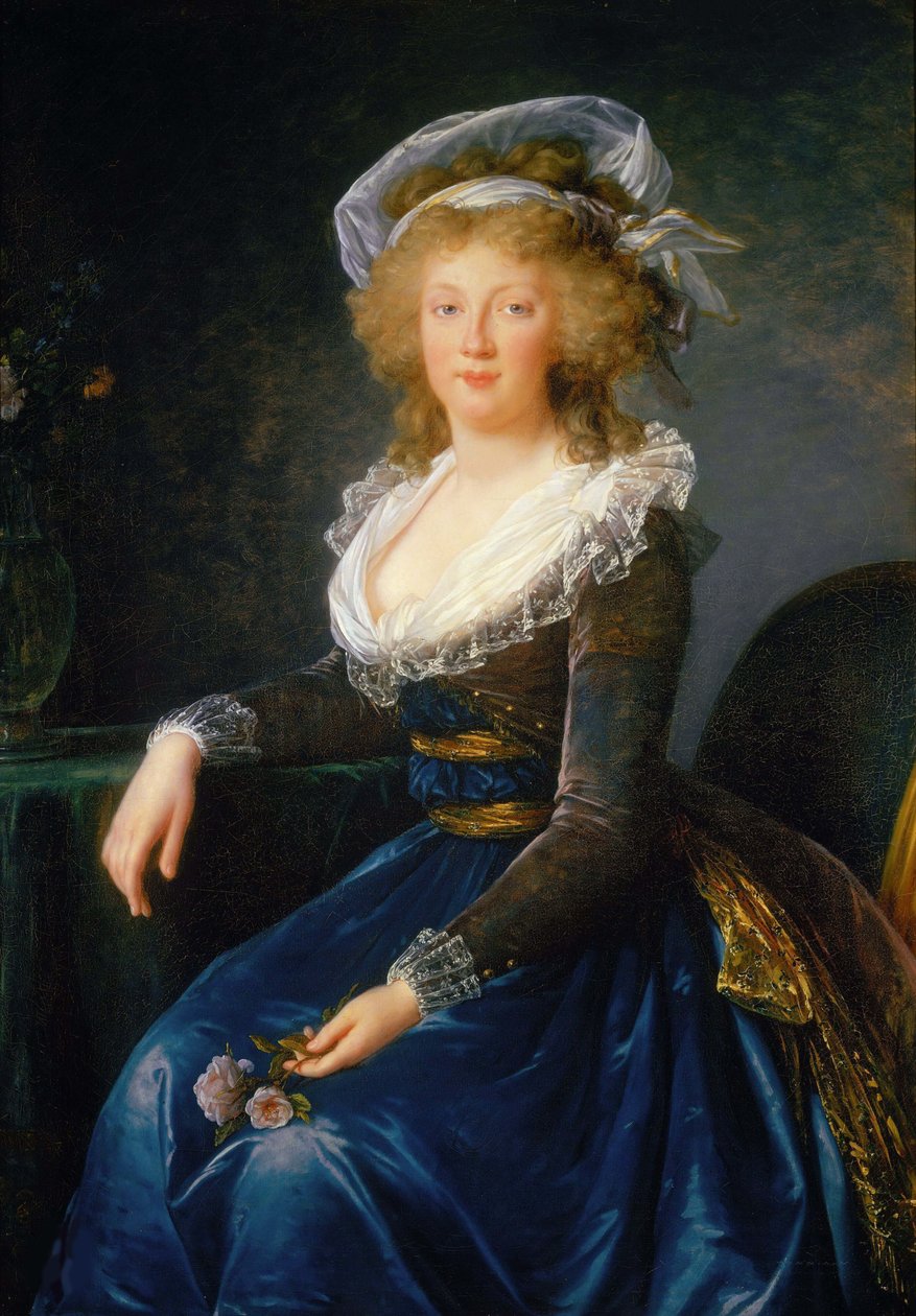 Retrato de Maria Teresa de Nápoles e Sicília 1772-1807, c. 1790. de Elisabeth Louise Vigee Lebrun