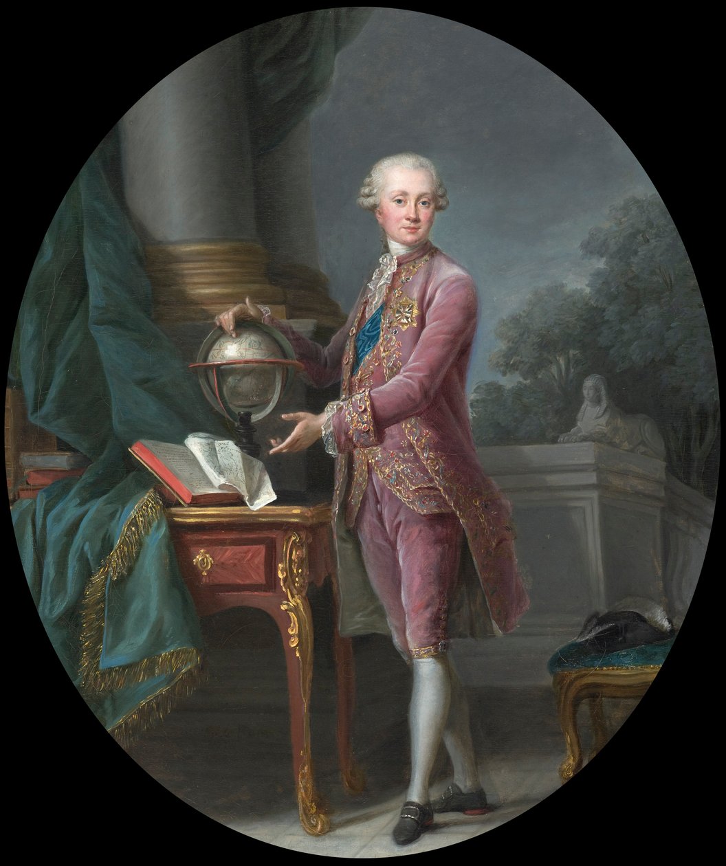 Retrato do príncipe Karl Heinrich von Nassau-Siegen 1743-1808, 1776. de Elisabeth Louise Vigee Lebrun