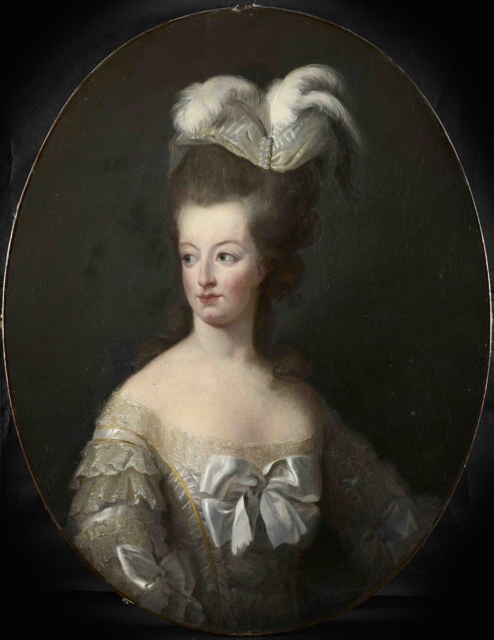 Retrato da rainha Maria Antonieta da França 1755-1793. de Elisabeth Louise Vigee Lebrun