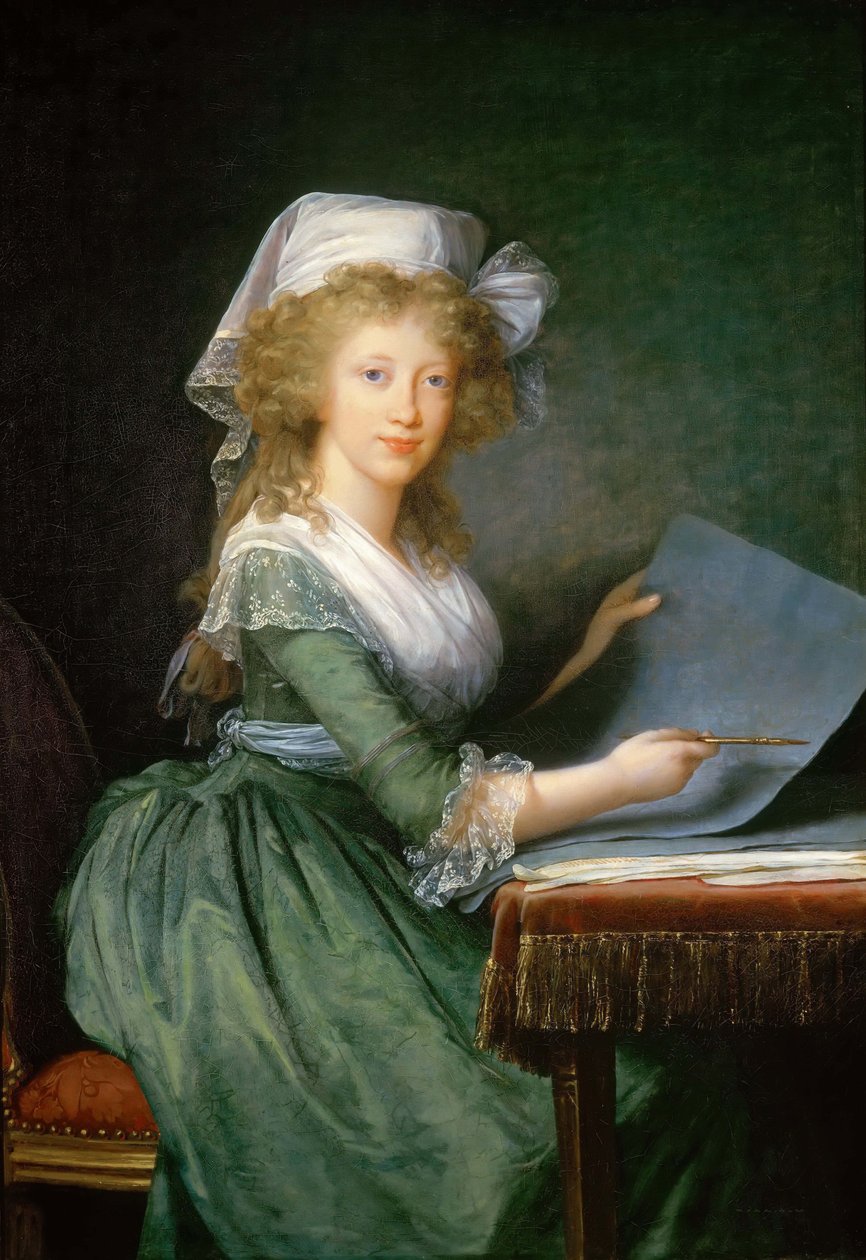 Princesa Luisa Maria de Nápoles e Sicília 1773-1802, c. 1790. de Elisabeth Louise Vigee Lebrun