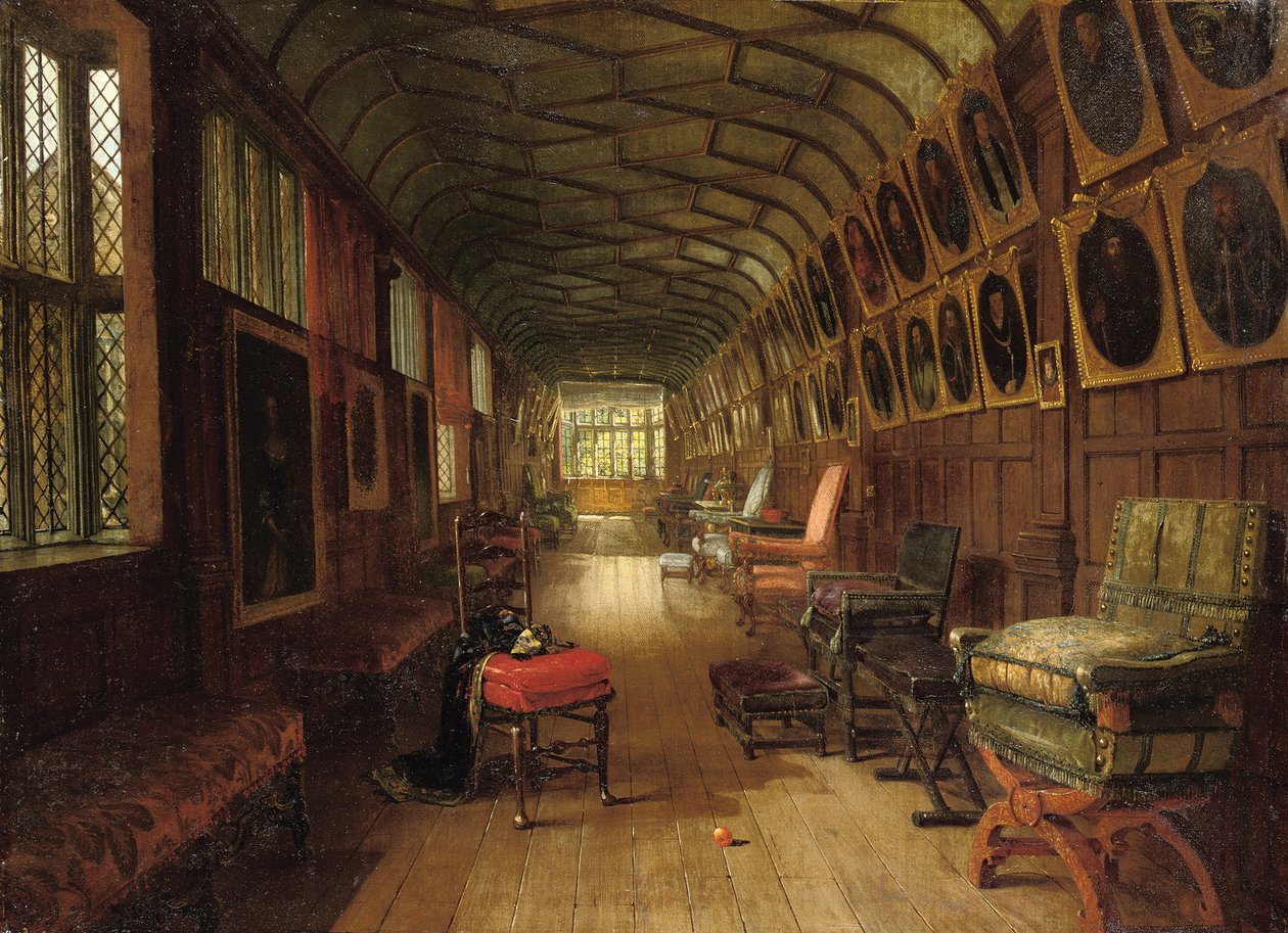 Galeria Brown, Knole, Kent de Louise Ingram Rayner