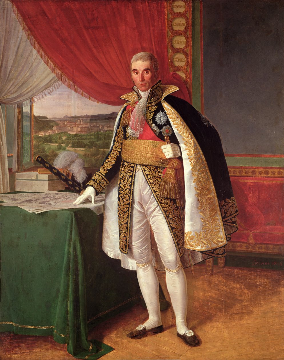 Marechal André Massena (1758-1817) Duque de Rivoli, 1814 de Louise Marie Jeanne Hersent