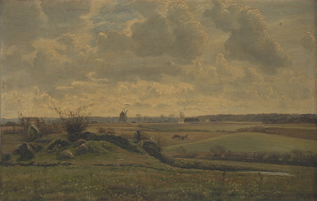 Paisagem em Gyrstinge de Louise Ravn Hansen