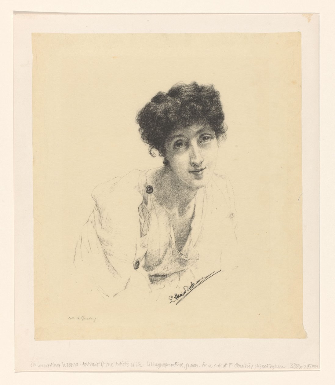 Retrato de Laura Theresa Alma-Tadema de Lourens Alma Tadema