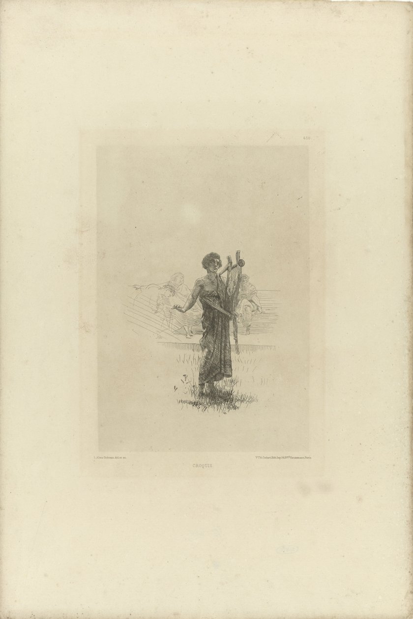 Esboço para o improvisador
Croquis (título sobre o objecto) de Lourens Alma Tadema