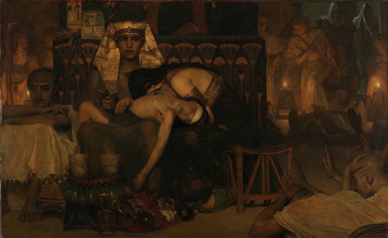 A Morte do Filho Primogénito do Faraó
A Morte do Filho Primogénito do Faraó de Lourens Alma Tadema