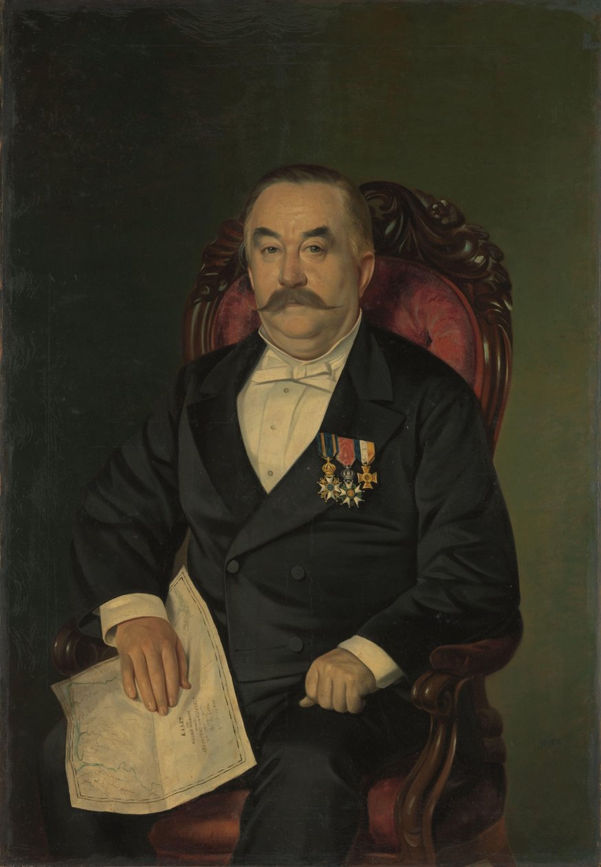 Johan François Adriaan Cateau van Rosevelt (1823-91). Chefe do Departamento de Construção e Agente Geral de Imigração no Suriname de Lovera