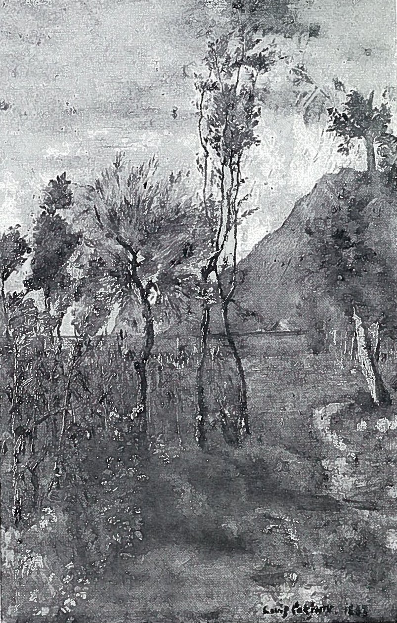 No Lago Garda de Lovis Corinth