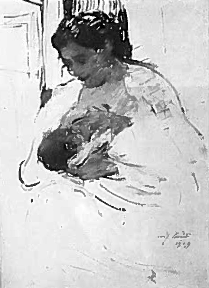 Charlotte com Wilhelmines de Lovis Corinth