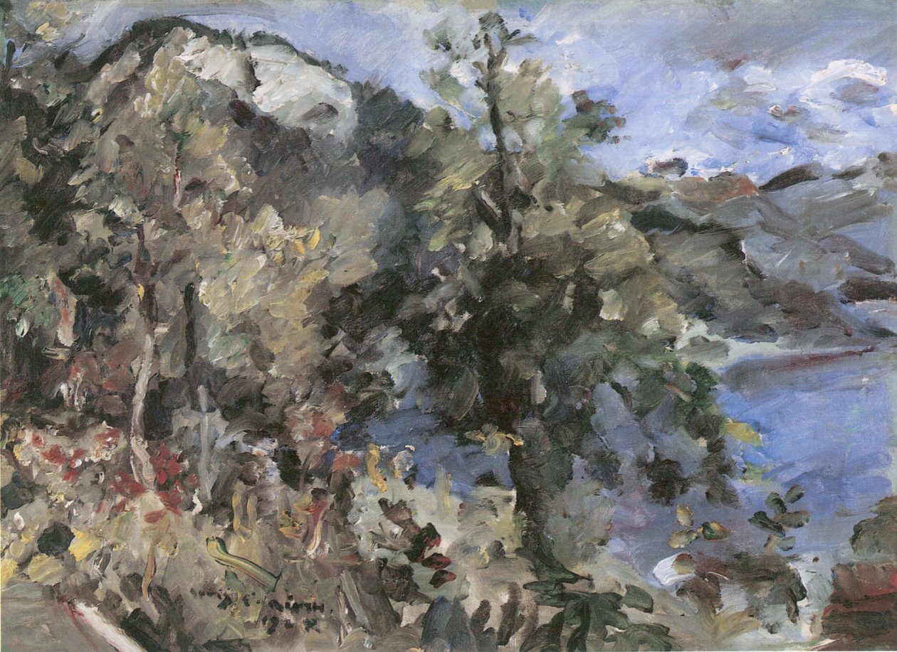 O Jochberg no Walchenseen de Lovis Corinth