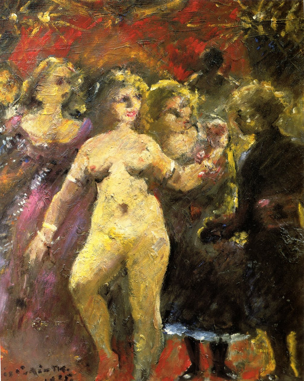 A bela mulher imperia de Lovis Corinth