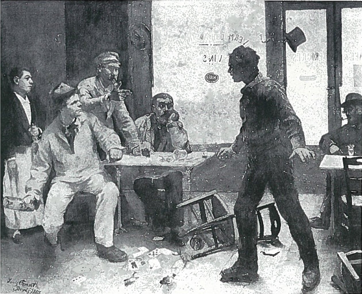 cardsharps de Lovis Corinth