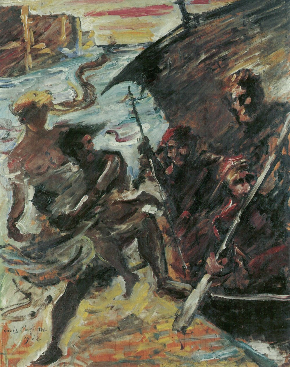 mulher Raubn de Lovis Corinth