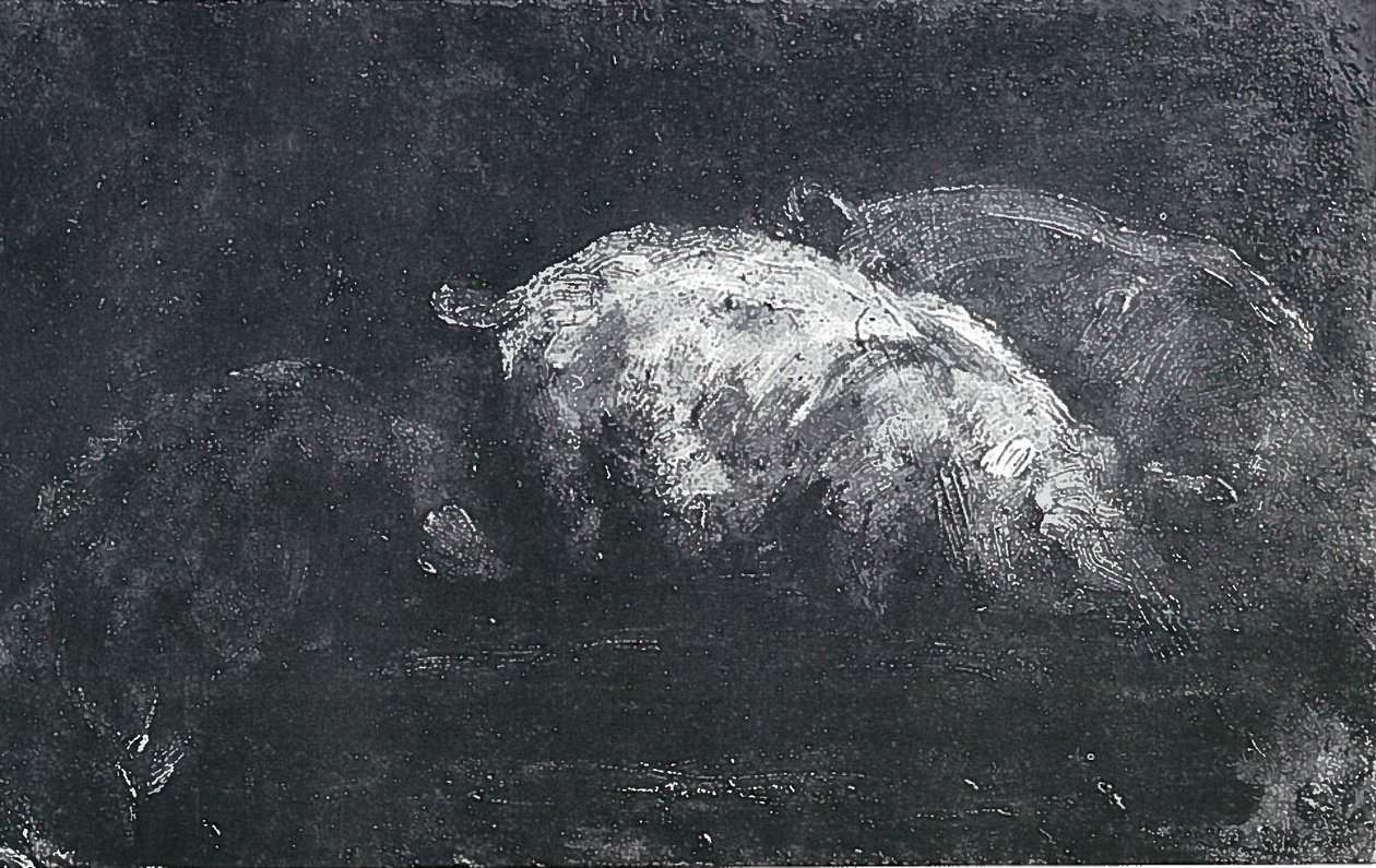 Comer porcos de Lovis Corinth