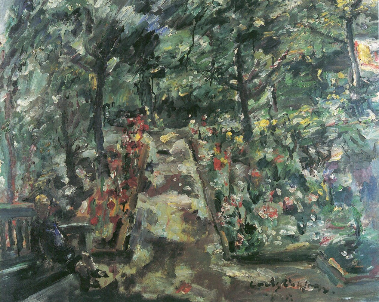 Jardim em Berlin-Westendn de Lovis Corinth