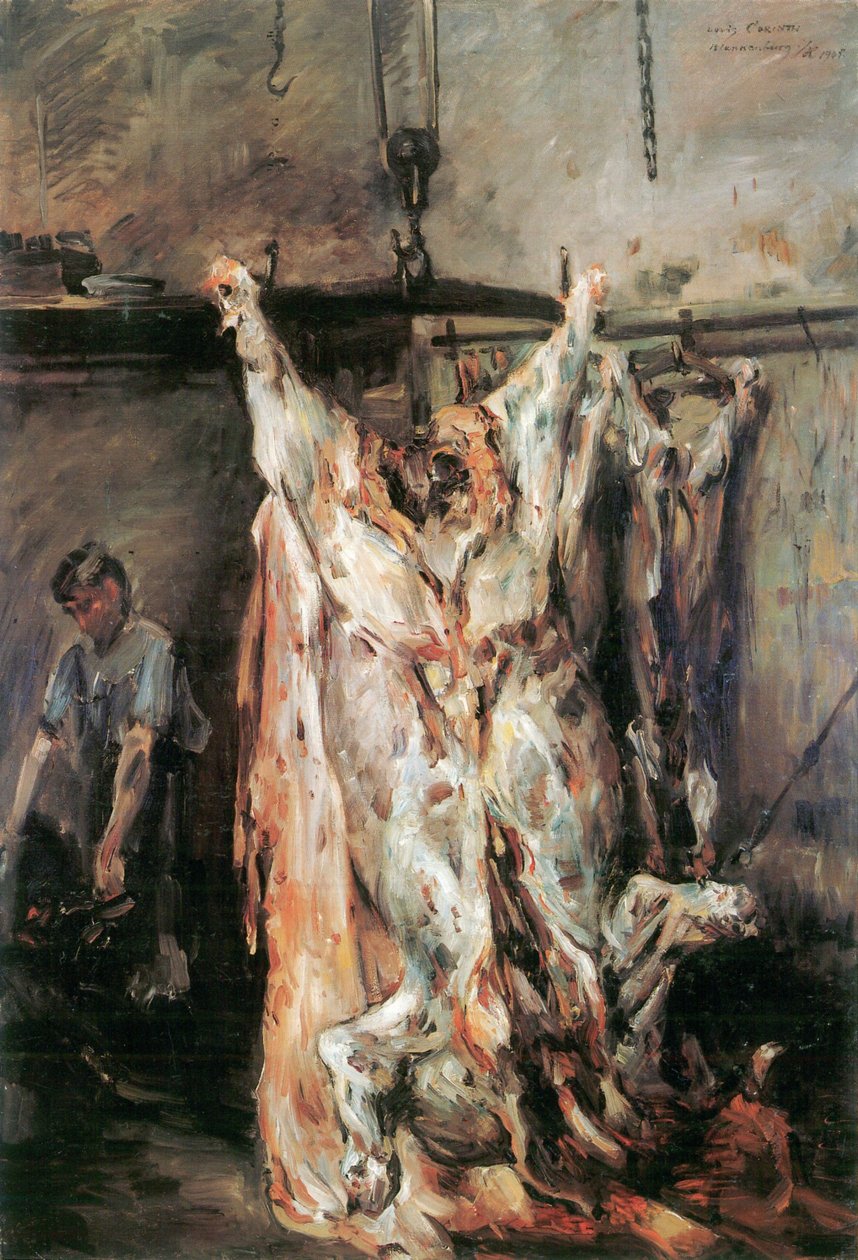 Boi abatido de Lovis Corinth