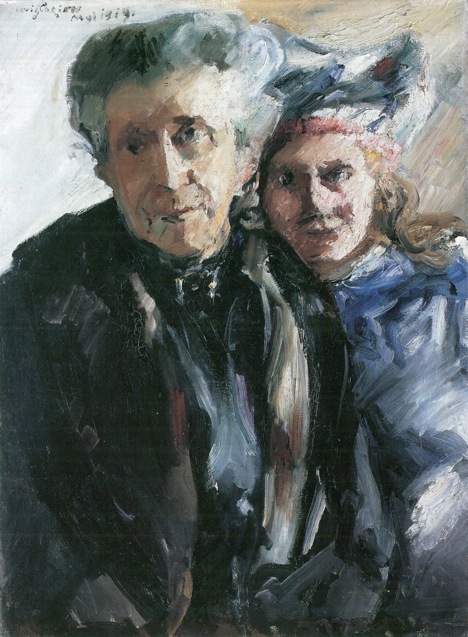 Avó e neta de Lovis Corinth