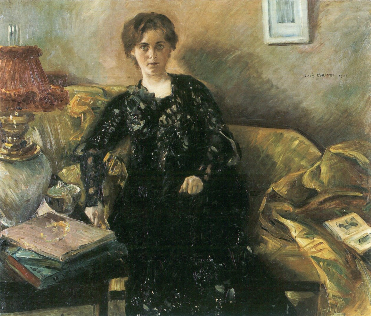 Retrato da Sra. Korfiz Holmn de Lovis Corinth