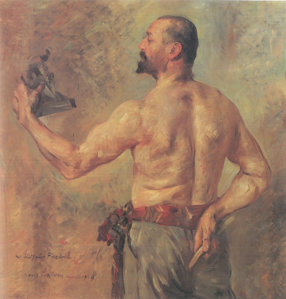 Retrato do escultor FriedrichPortrait do escultor Friedrich de Lovis Corinth