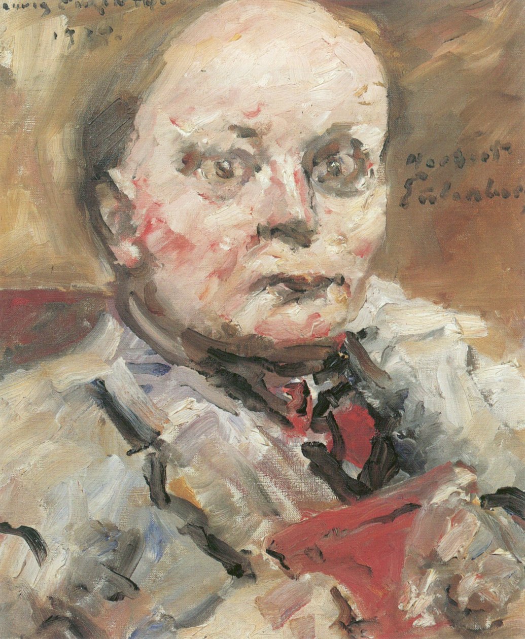 Retrato do poeta Herbert Eulenberg de Lovis Corinth