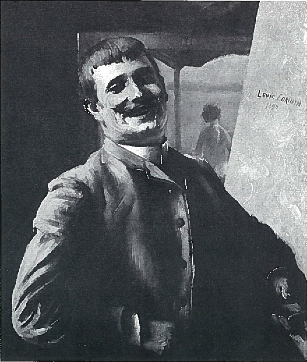 Retrato do pintor Bublitzn de Lovis Corinth