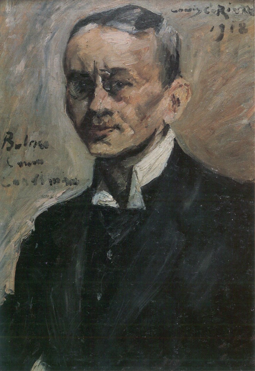Retrato do autor Carl Bulcken de Lovis Corinth