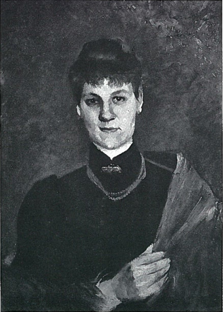 Retrato, de, um, mulher, com, coral, colares de Lovis Corinth
