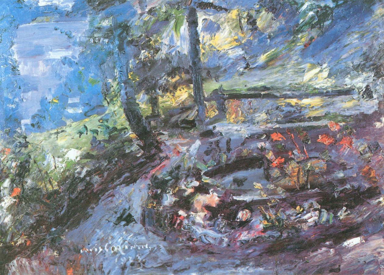 Humor chuvoso no Walchenseen de Lovis Corinth