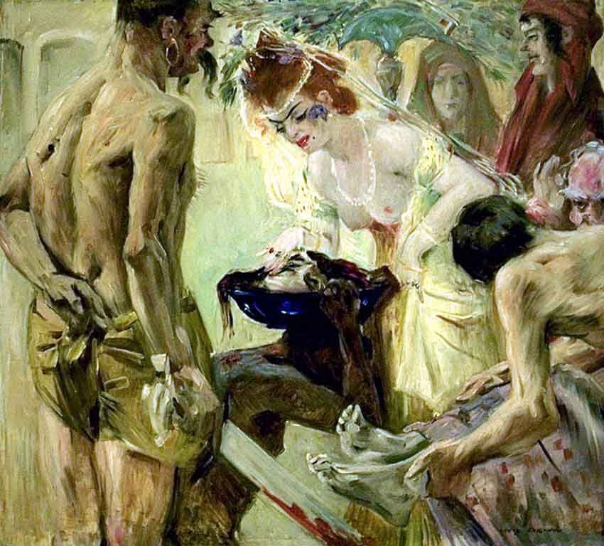 Salomé, I. versão de Lovis Corinth