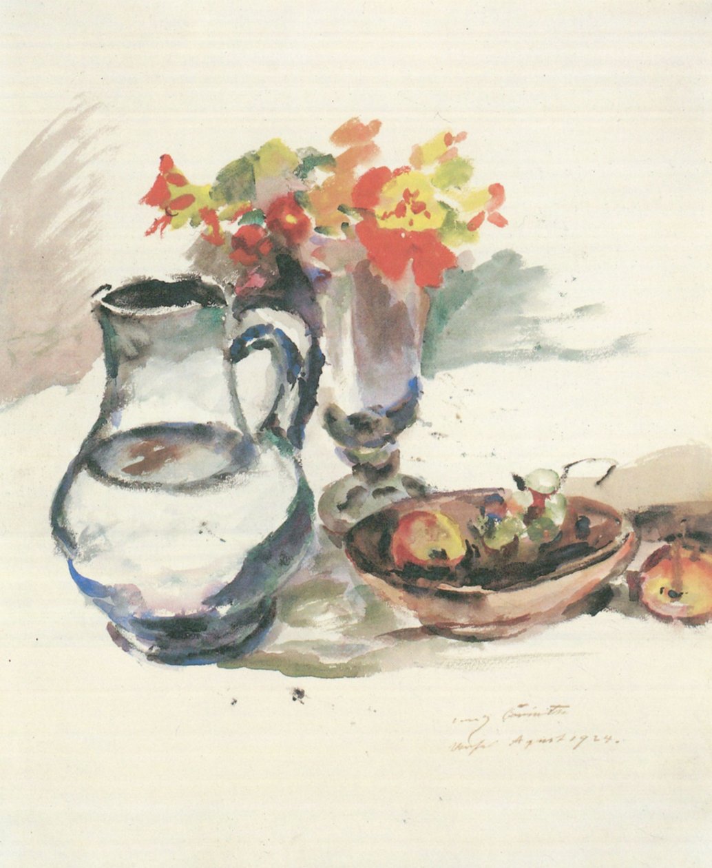 Ainda vida Capuchin Straun de Lovis Corinth