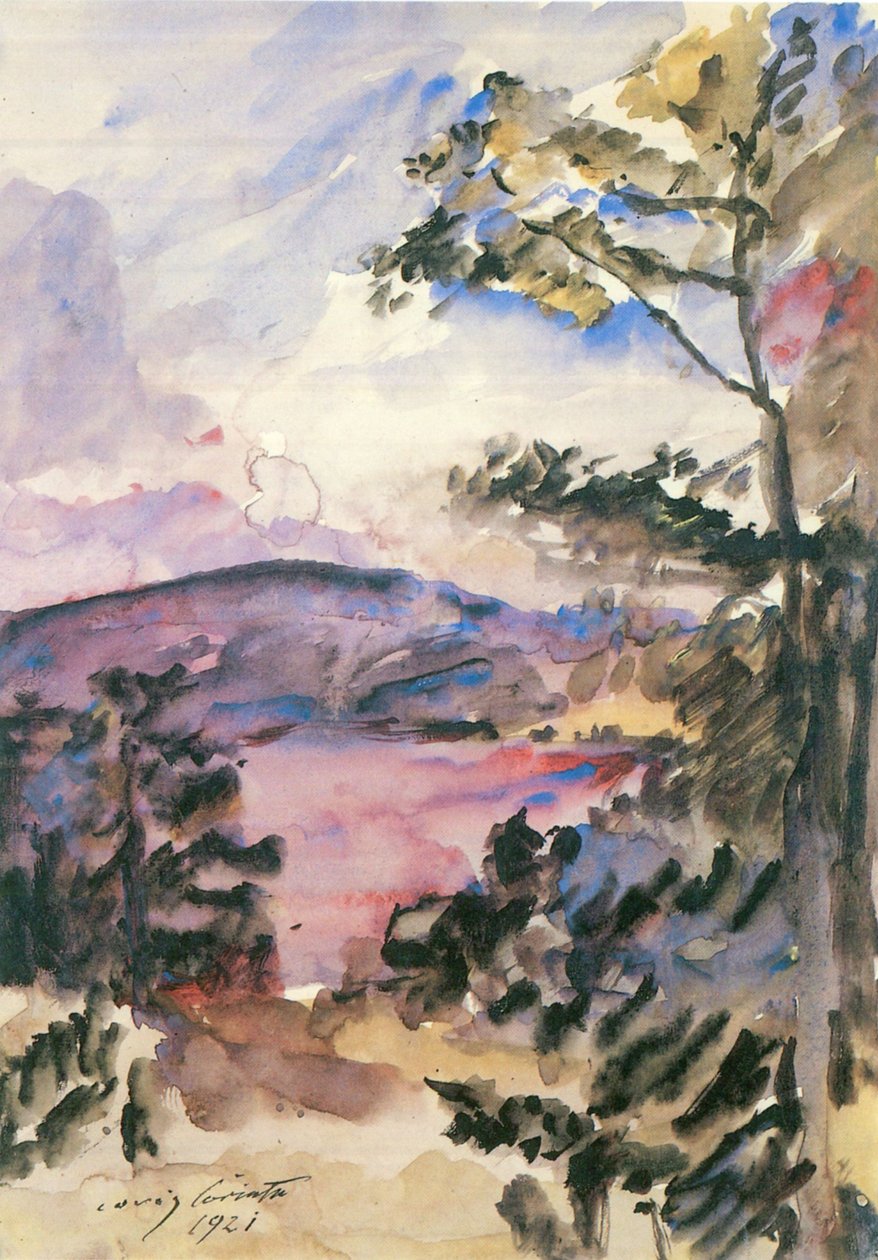Walchensee, humor à noite de Lovis Corinth