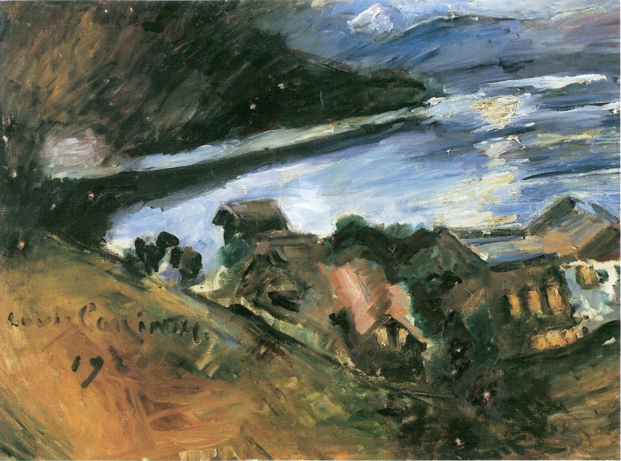 Walchensee ao luar de Lovis Corinth