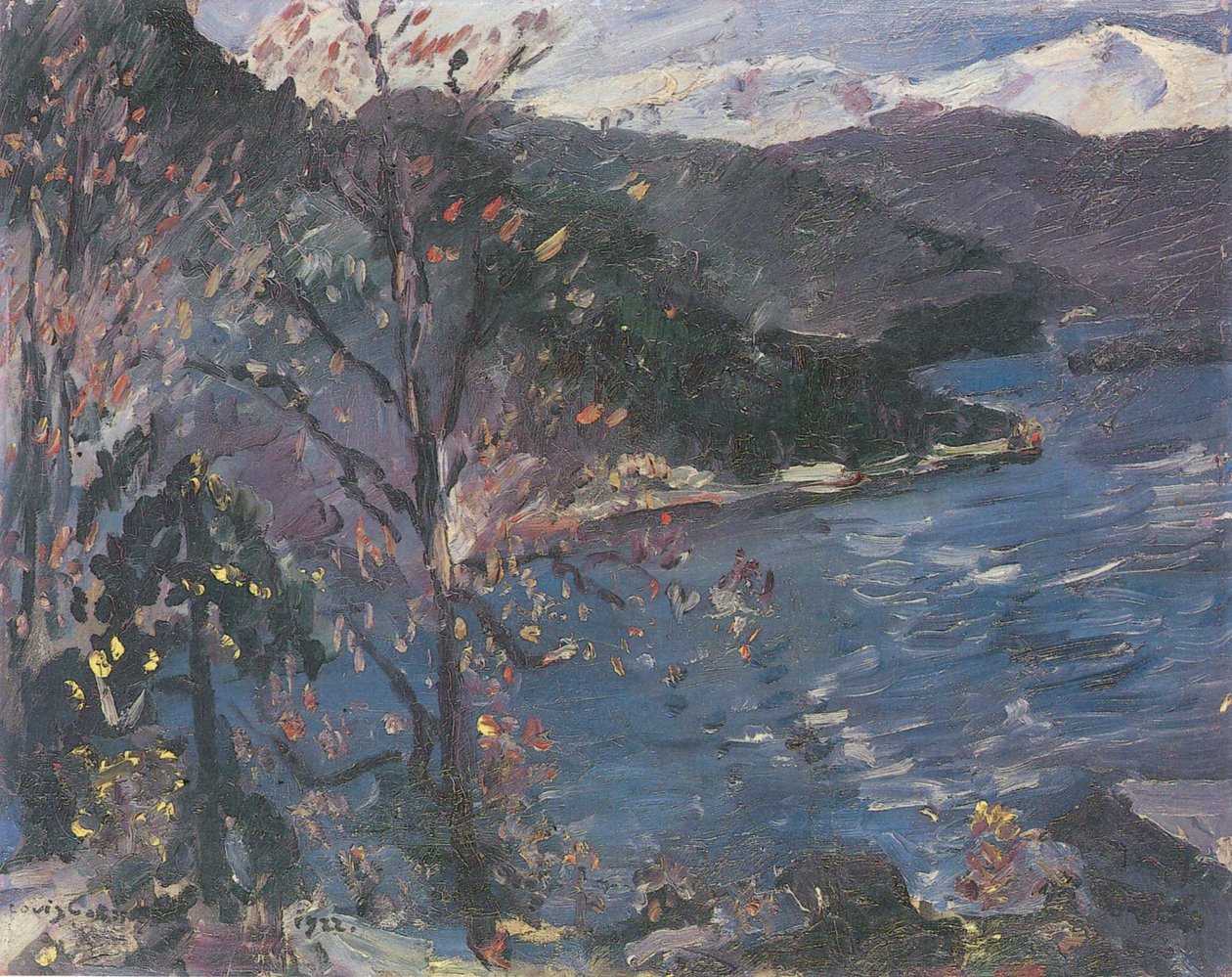 Walchensee no outono de Lovis Corinth