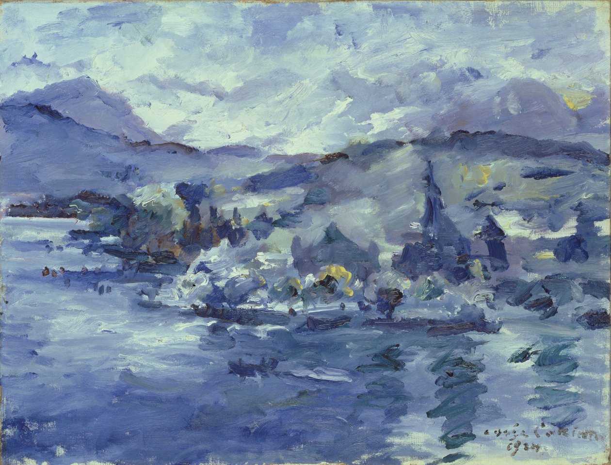Tarde no Lago de Lucerna, 1924 de Lovis Corinth