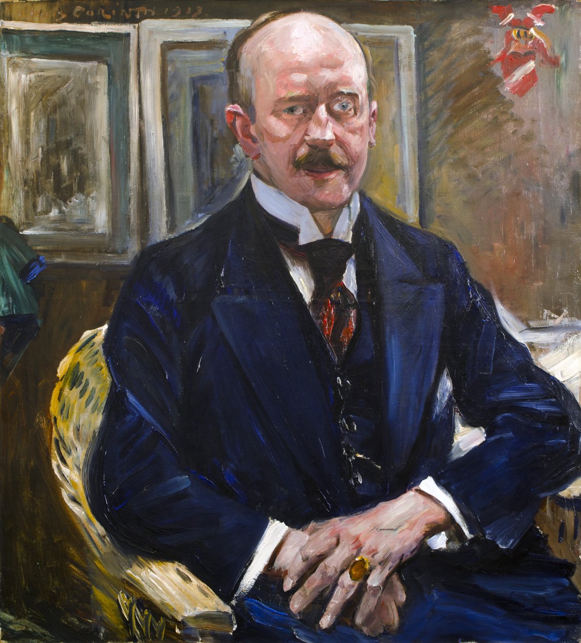 Retrato de Alexander Freiherr von Reitzenstein, 1913 de Lovis Corinth