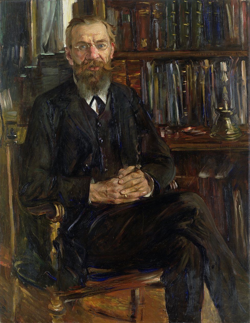 Retrato do Dr. Edward Meyer (1855-1930) 1910-11 de Lovis Corinth