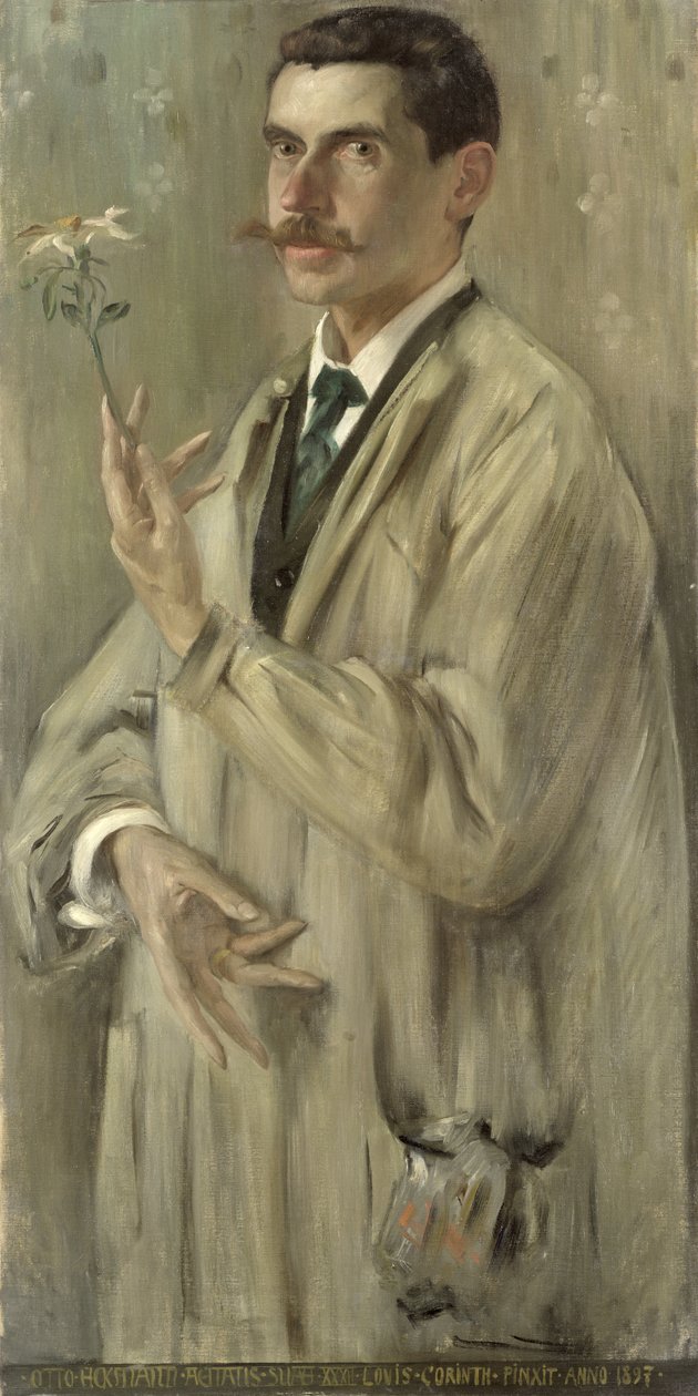 O pintor Otto Eckmann (1865-1902) 1897 de Lovis Corinth