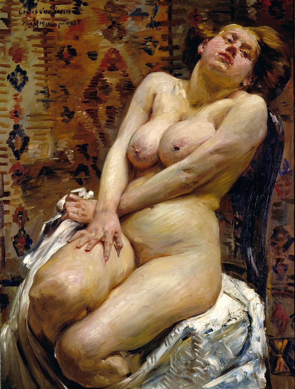 Nana, Nudez feminina de Lovis (1858-1925) Corinth