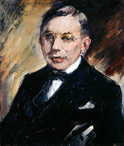 Retrato de Ernst Oppler de Lovis  Corinth