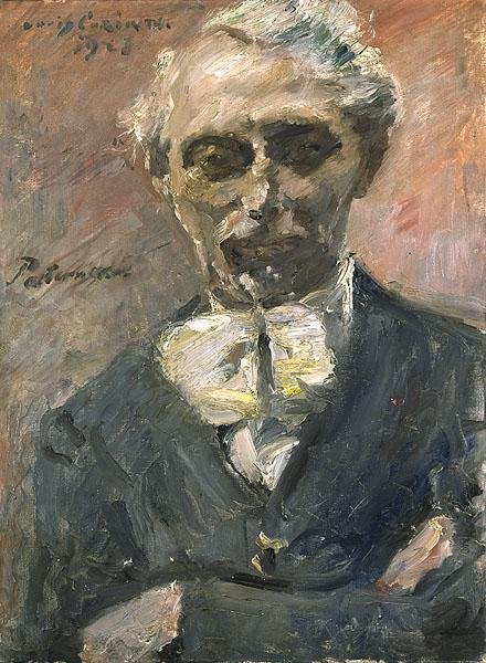 O pintor Leonid Pasternak (1862-1945) 1923 (óleo sobre tela) de Lovis  Corinth