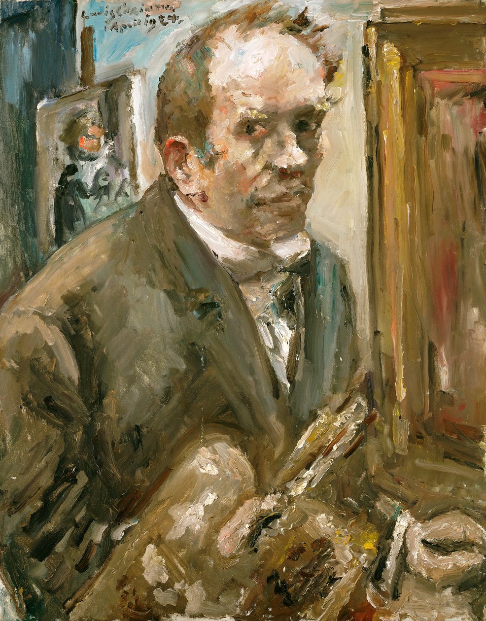 Auto-retrato - Auto-retrato - Peinture de Lovis Corinth (1858-1925) - 1924 - Óleo sobre tela - 100x80 - (c) Museu de Arte Moderna, Nova Iorque de Lovis  Corinth