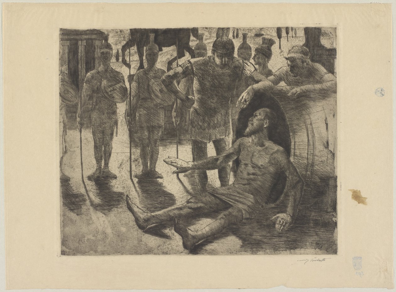 Alexandre e Diógenes de Lovis Corinth