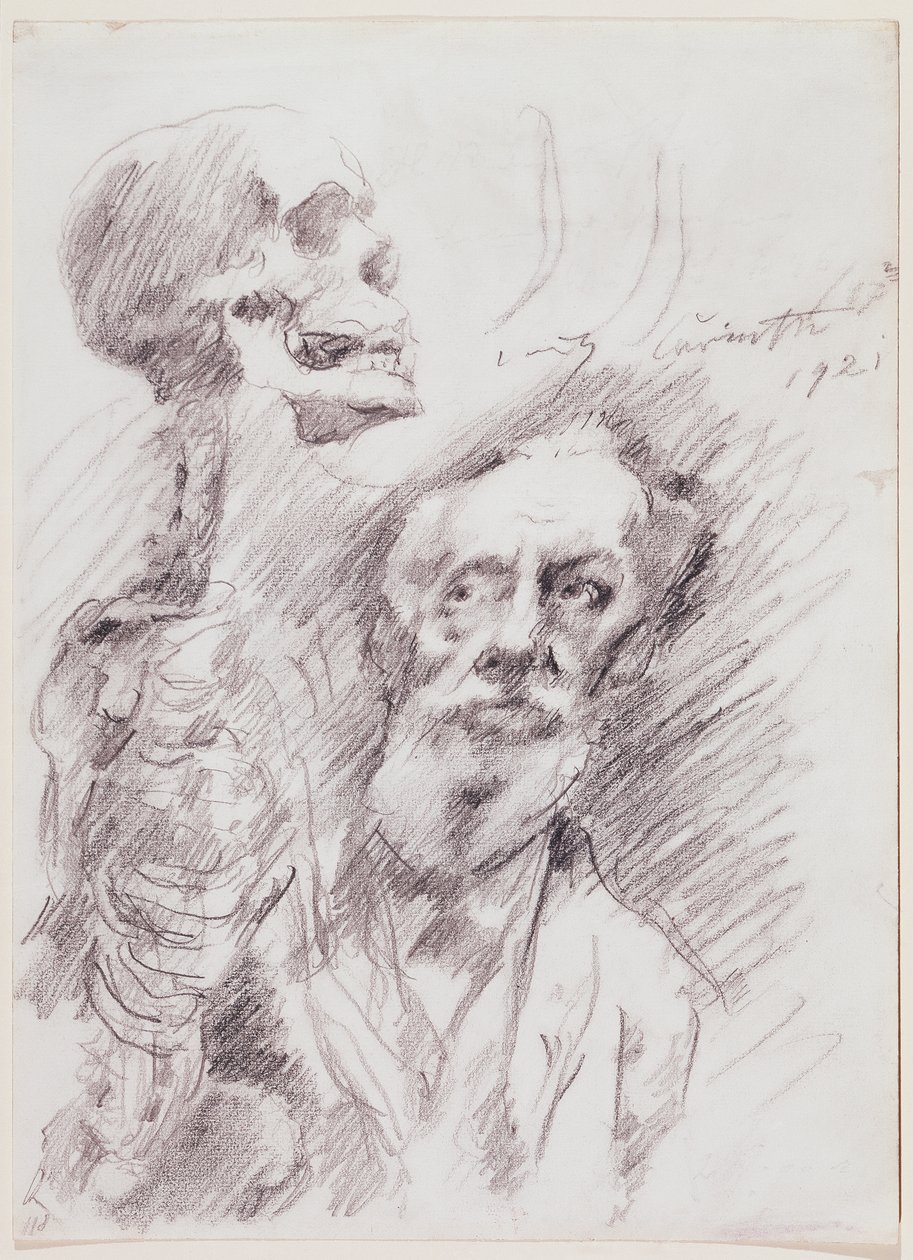Anatomista com esqueleto de Lovis Corinth