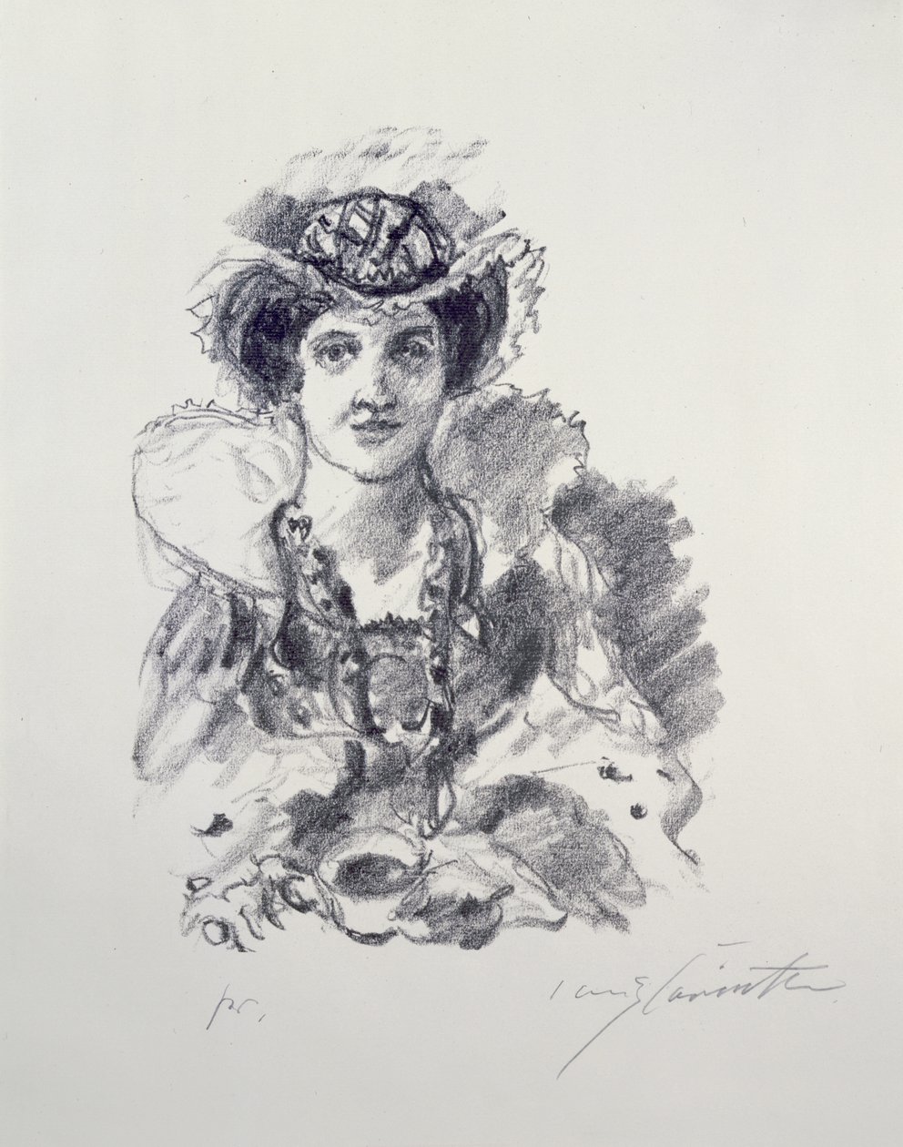 Ana Bolena durante o torneio de Lovis Corinth