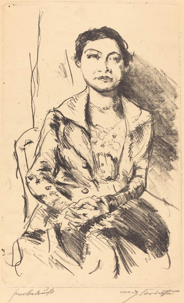 Anneliese Halbe, 1918. de Lovis Corinth