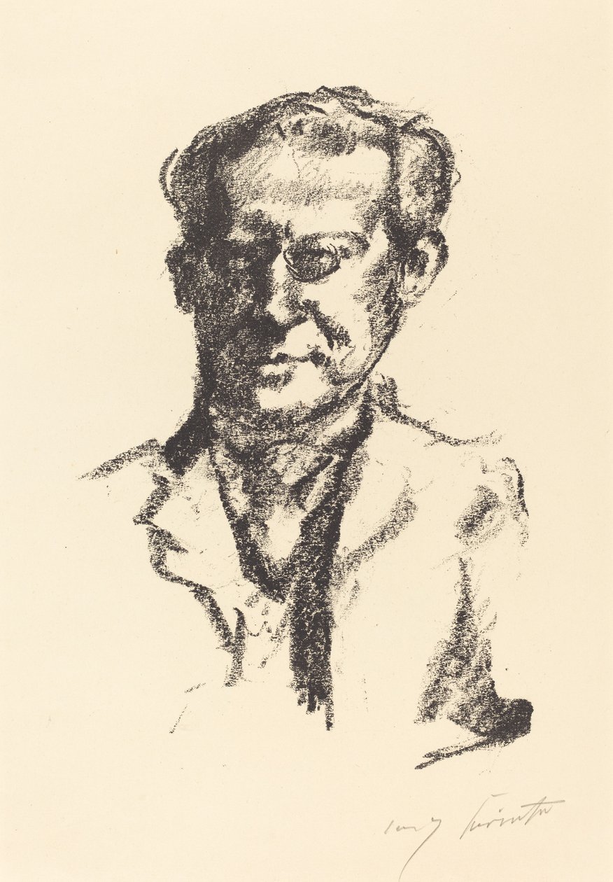 Arno Holz, 1922. de Lovis Corinth