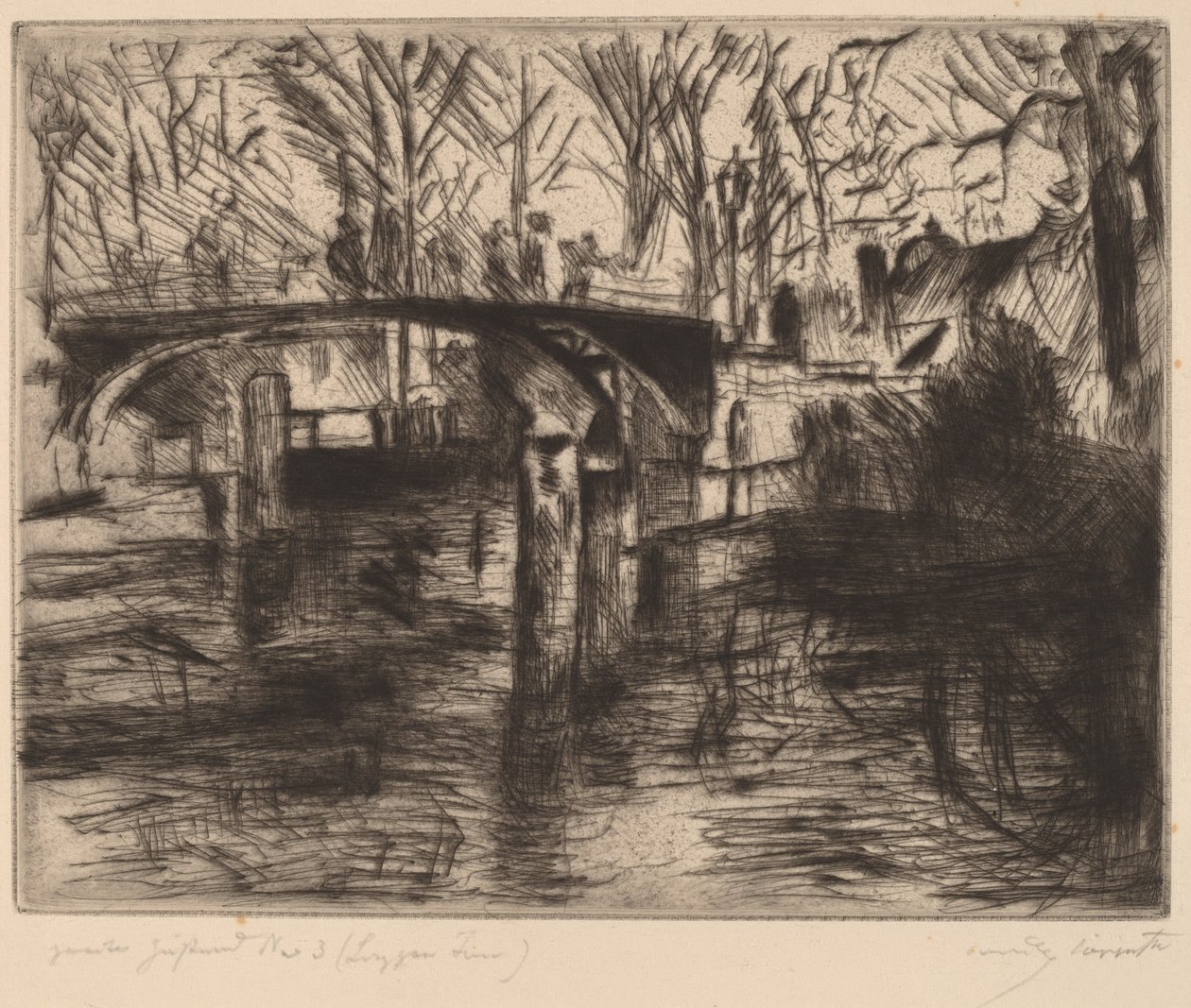 Aus Dem Tiergarten From the Tiergarten, 1920. de Lovis Corinth