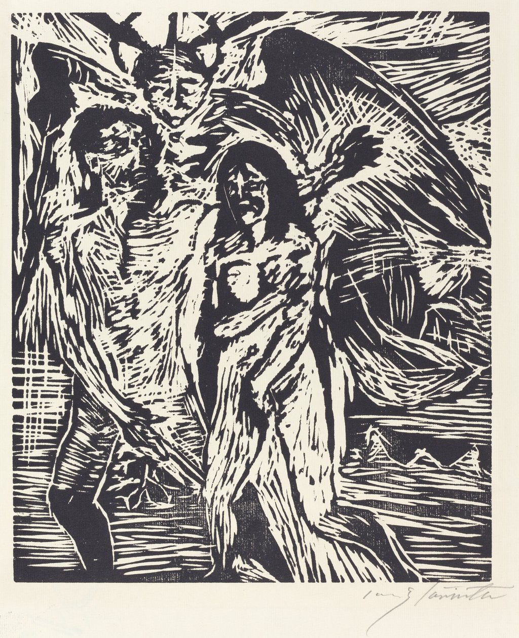 Expulsão do Paraíso A Expulsão do Paraíso, 1919. de Lovis Corinth