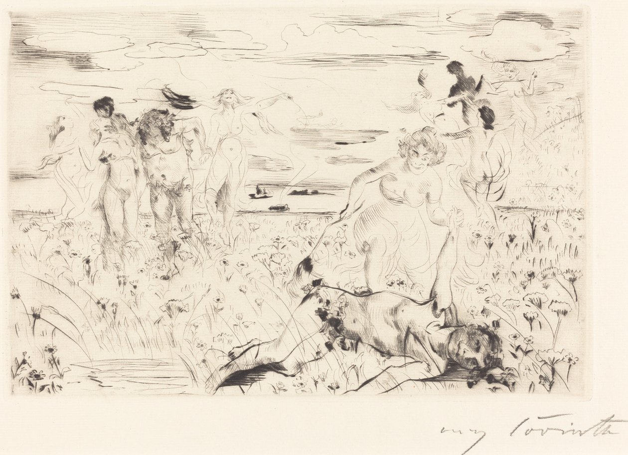 bacanal de Lovis Corinth